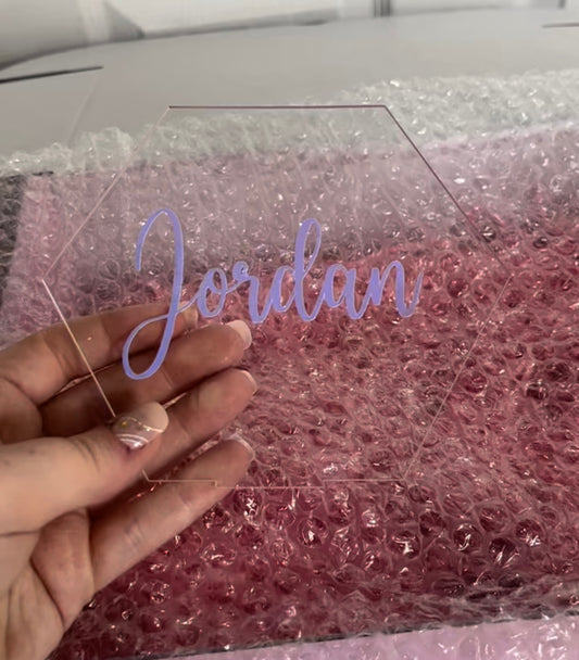 Acrylic Place Name