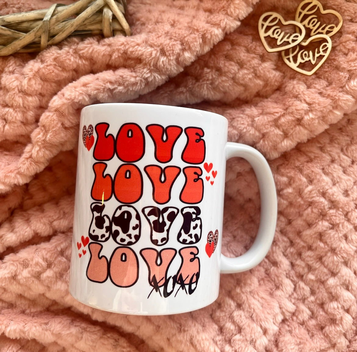 🐮❣️ LOVE • 11oz Ceramic Mug