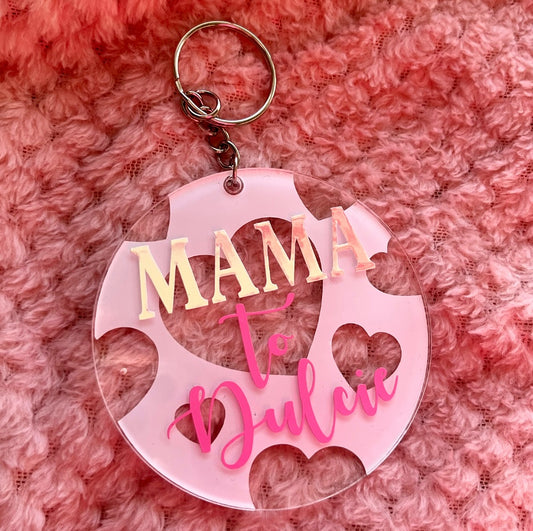 Mama To - Large 10cm Keyring