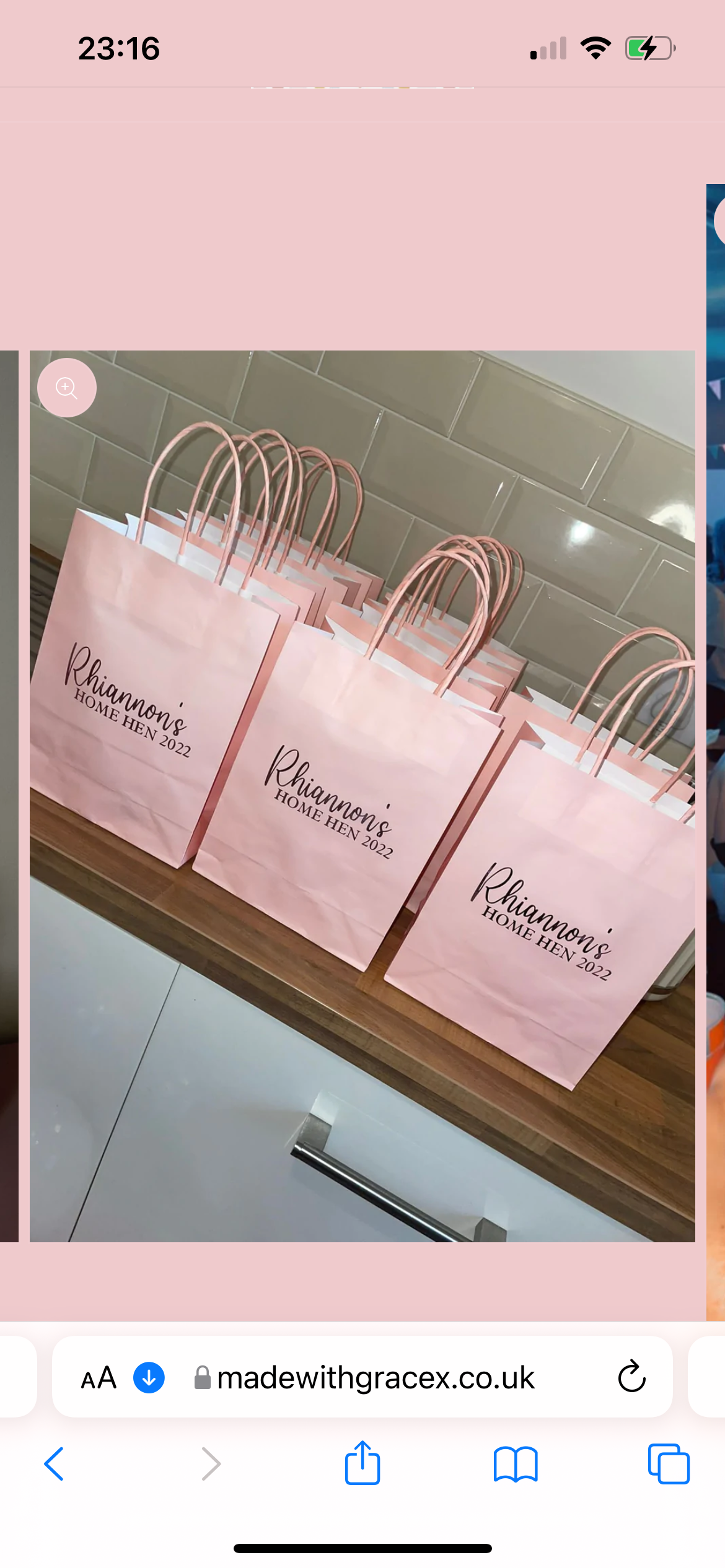 Personalised Hen Party Bag