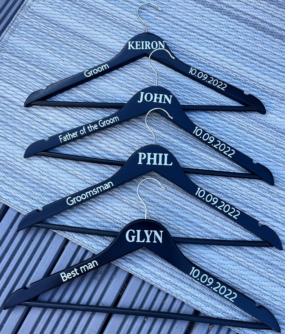 Personalised Groomsmen Hangers