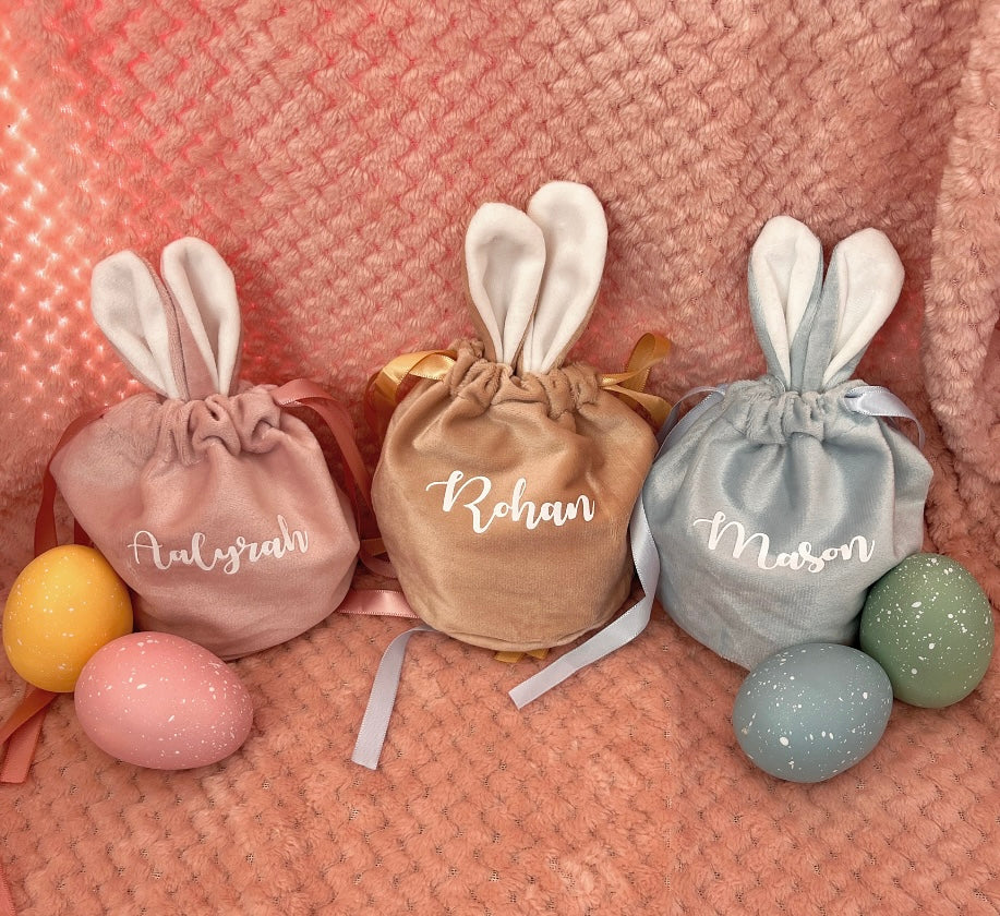 Velvet Soft Bunny Bag